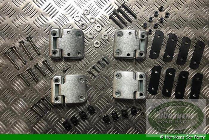 Scharnierenset voordeuren - RVS Land Rover Defender en Serie, Land Rover, -, Deur, -