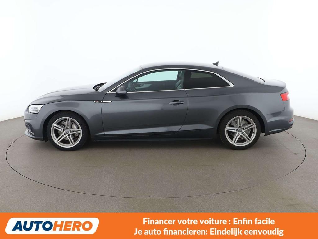 Audi A5 2.0 TDI quattro Sport (bj 2016, automaat), Auto's, Audi, Automaat, Gebruikt, Zwart, Leder