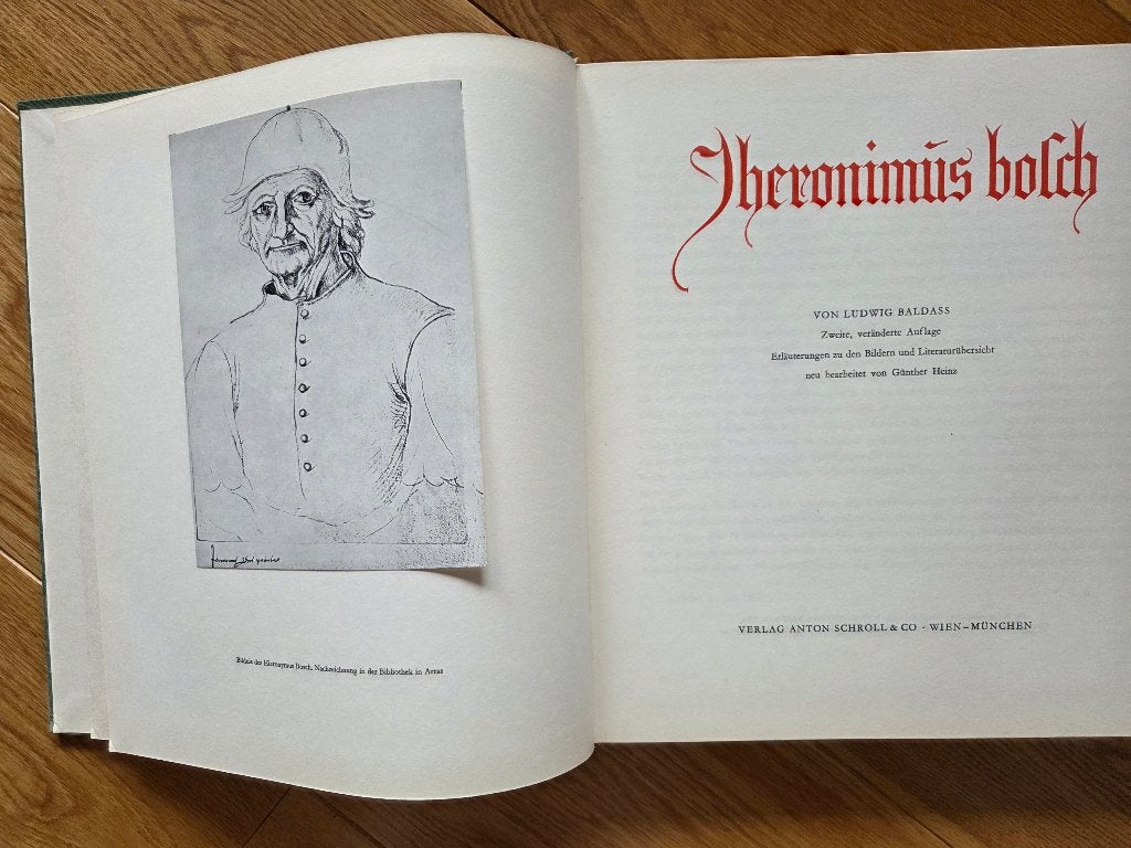 livre d'art HIERONIMUS BOSCH - Baldass - allemand, Enlèvement ou Envoi, Utilisé, Peinture et dessin, Baldass