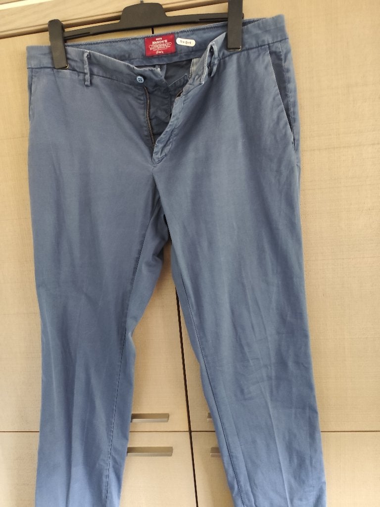 Herenbroek Mason's, maat 52, Kleding | Heren, Broeken en Pantalons, Maat 52/54 (L), Blauw, Mason's, Ophalen of Verzenden