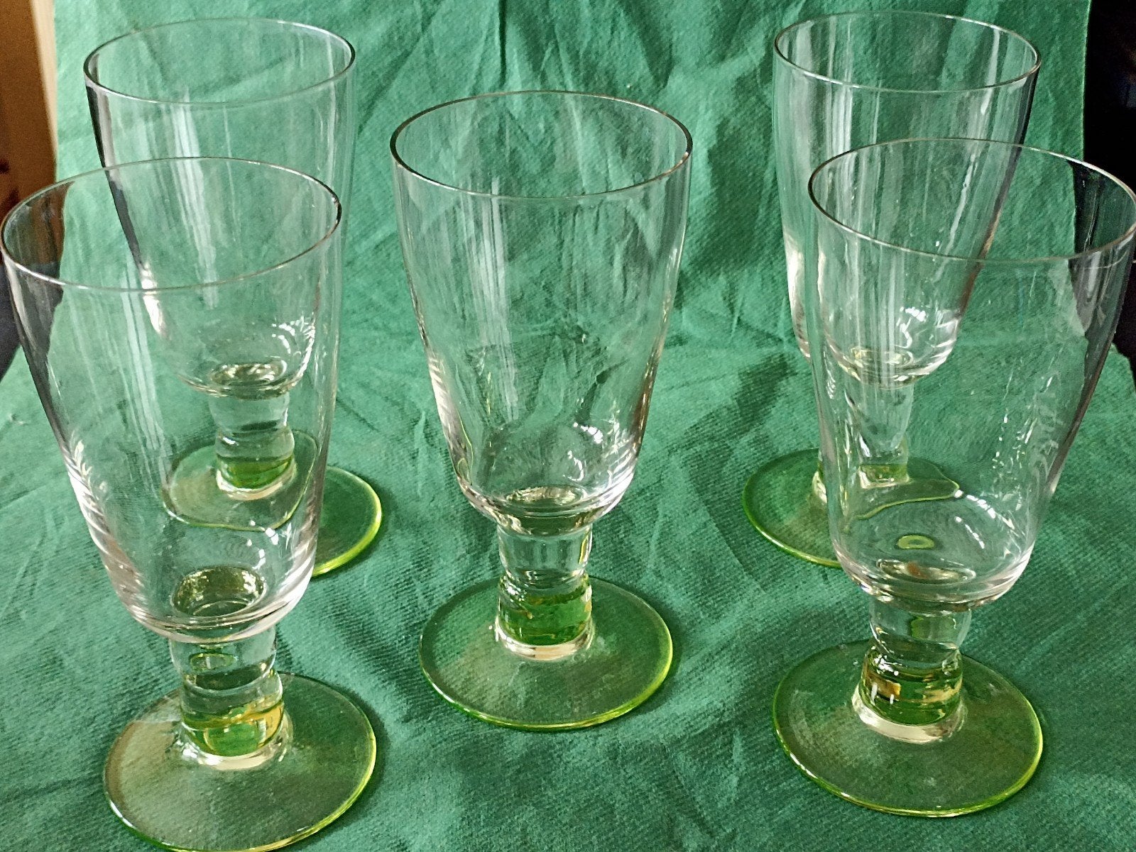 lot de verres pied de bistrot (ouraline) pour l'absinthe, Enlèvement