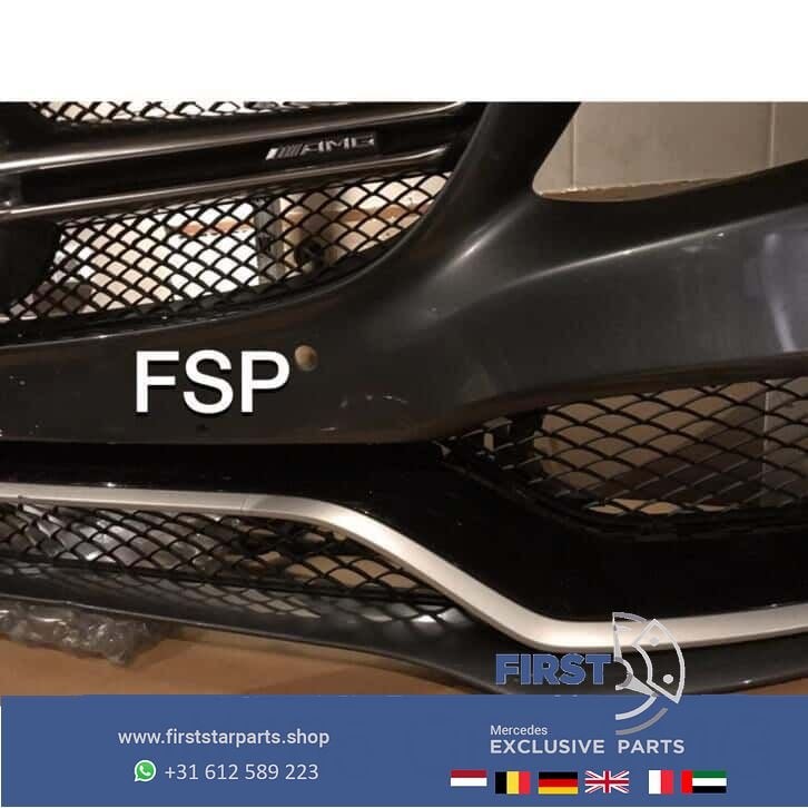 W205 C43 C63 AMG Voorbumper Mercedes C Klasse 2018 AMG Gril, -, Utilisé, -, Avant