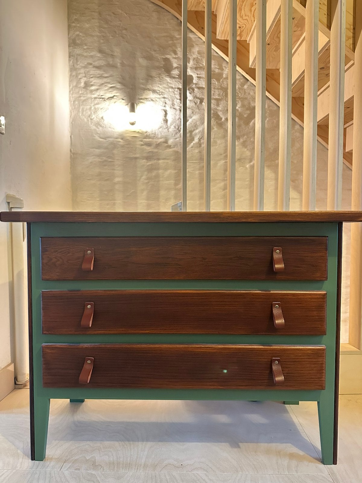 Upcycled vintage ladekastje, Huis en Inrichting, Kasten | Ladekasten, Ophalen, Zo goed als nieuw