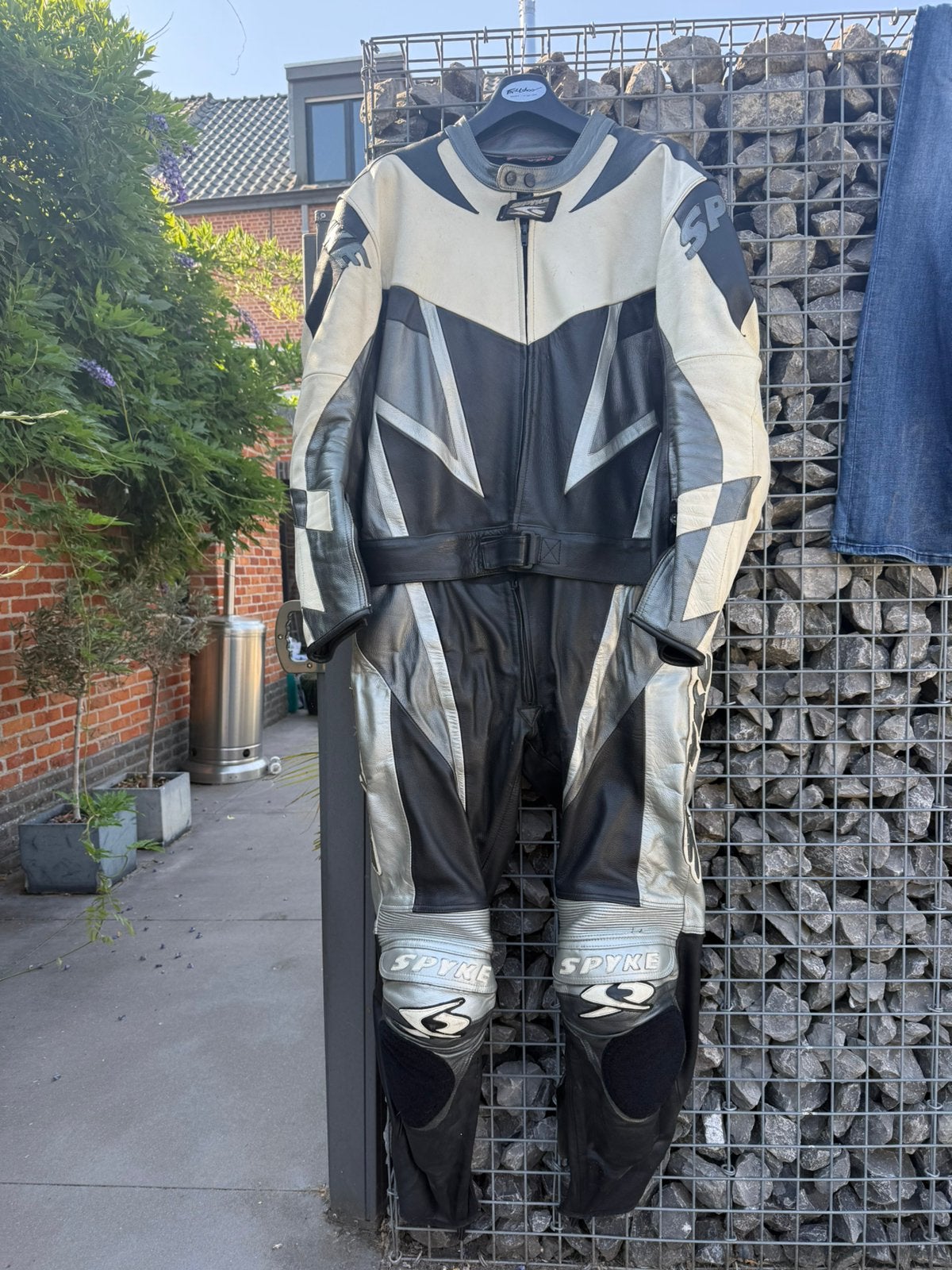 Lederen Spyke pak, Motoren, Kleding | Motorkleding, Ophalen, Tweedehands, Heren, Overall