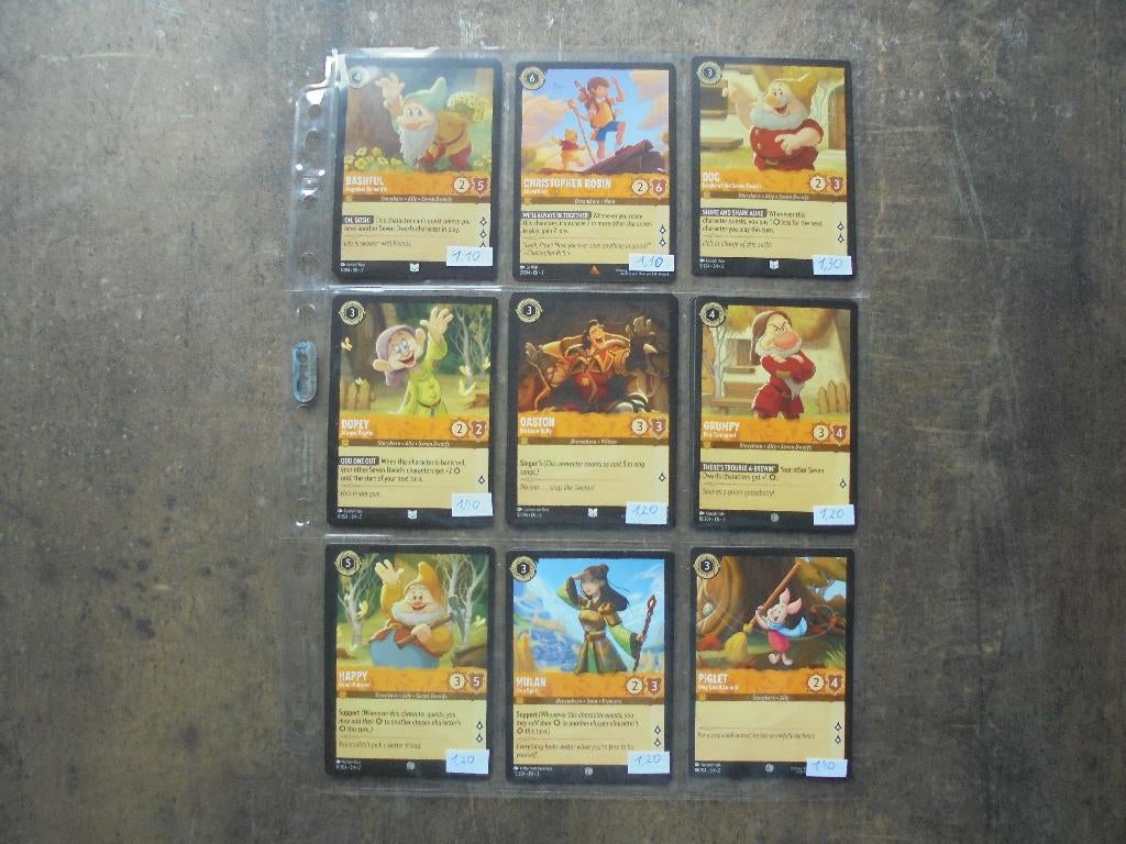 Lorcana Serie 2 Rise Of The Floodborn (zie foto's), Enlèvement ou Envoi, Neuf, Plusieurs cartes