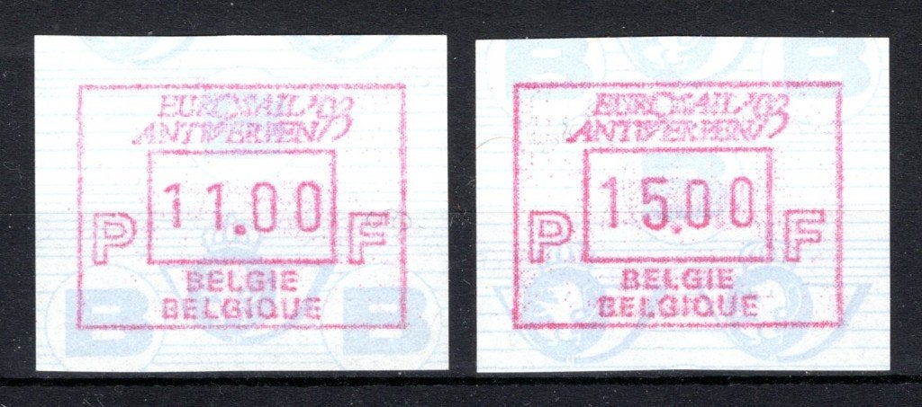 ATM 90 MNH** 1993 - Eurosail 1993 11-15 Fr., Timbres & Monnaies, Envoi, Non oblitéré, Neuf