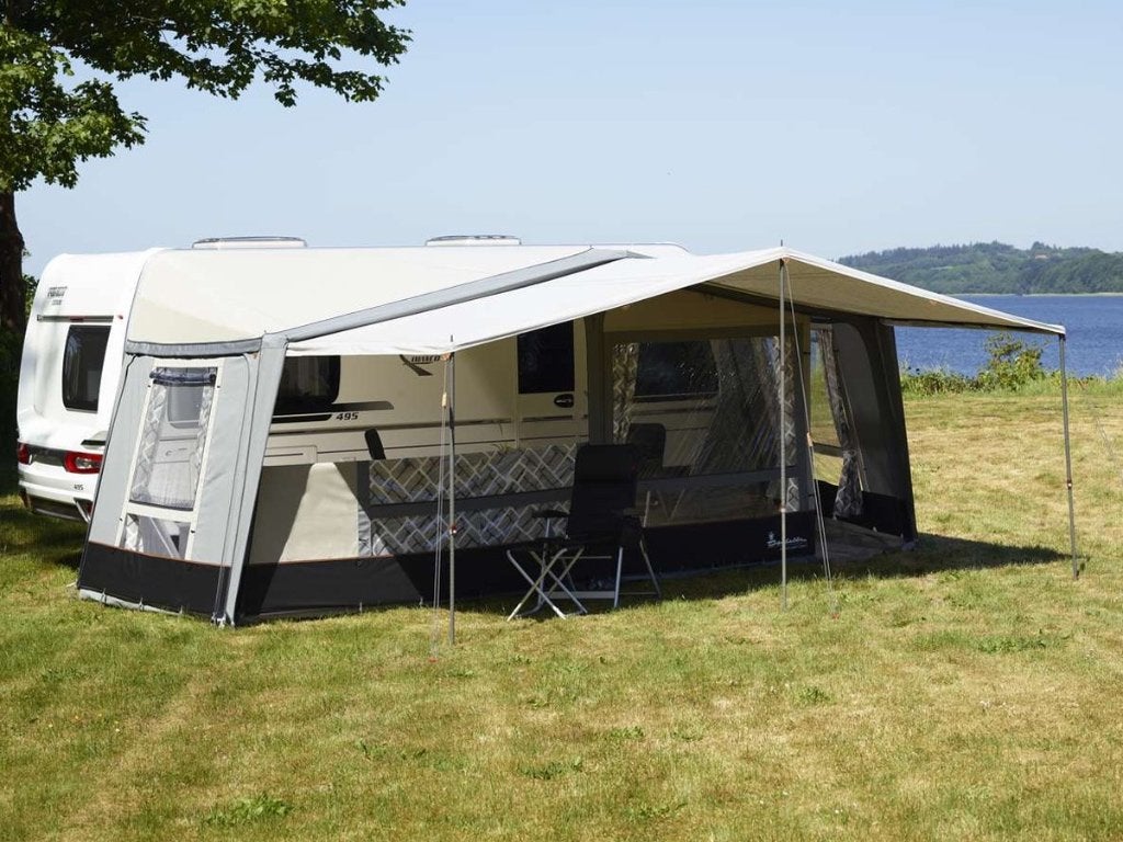 Voortent en luifel, Caravans en Kamperen, Ophalen, Gebruikt, Ten Cate All Season 240g/m2, Isabella