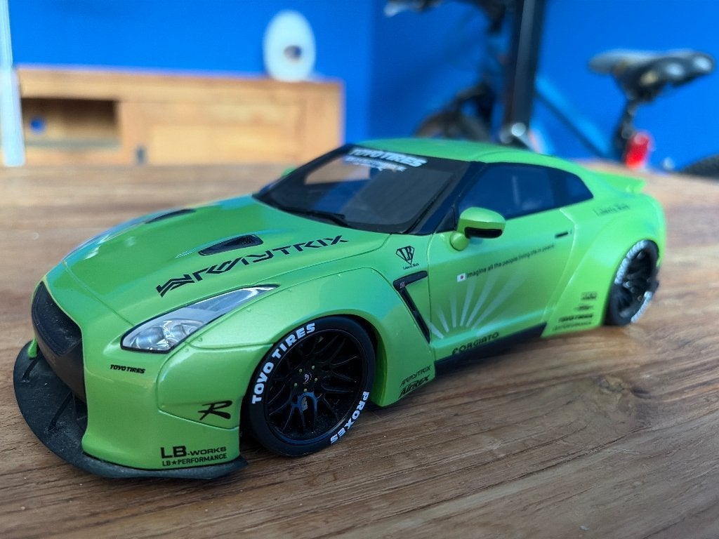 Nissan gtr liberty walk schaalmodel, Ophalen, Nieuw, Auto, Overige merken