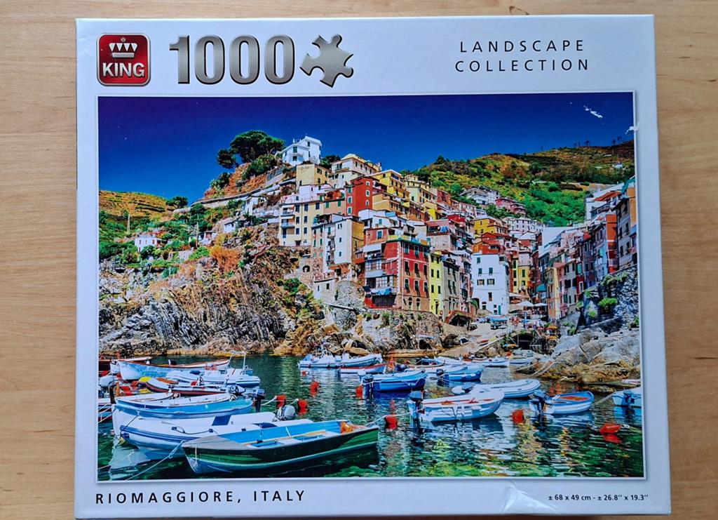 Legpuzzel 1000 stukjes compleet, Enlèvement ou Envoi, 500 à 1500 pièces, Comme neuf, Puzzle