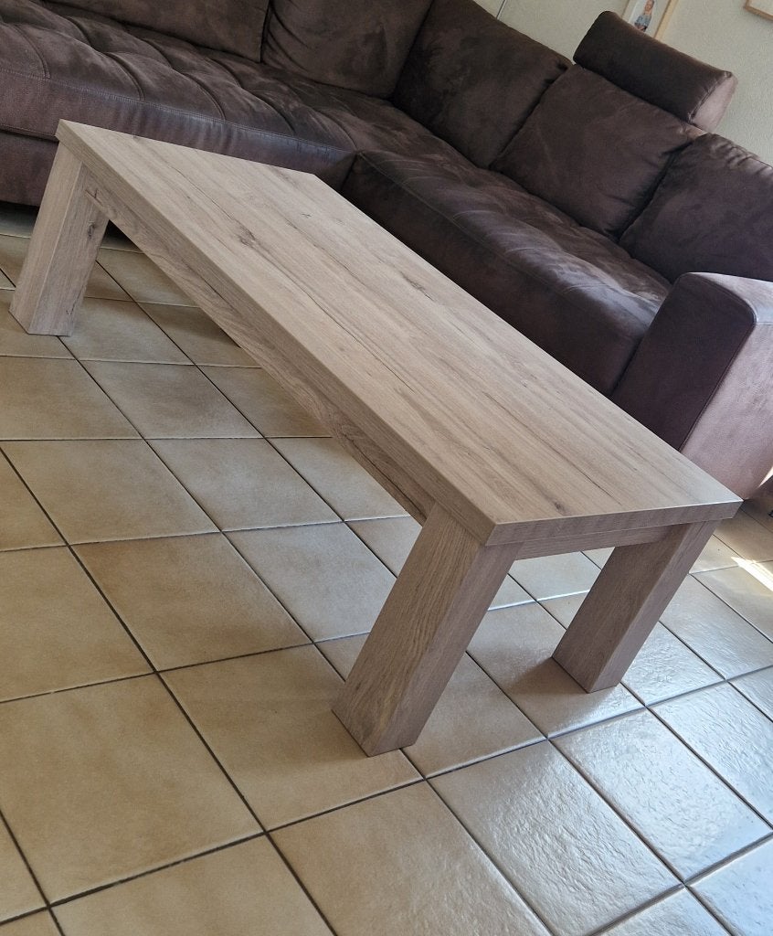 Salontafel, Huis en Inrichting, Ophalen, Gebruikt, 100 tot 150 cm, Eikenhout