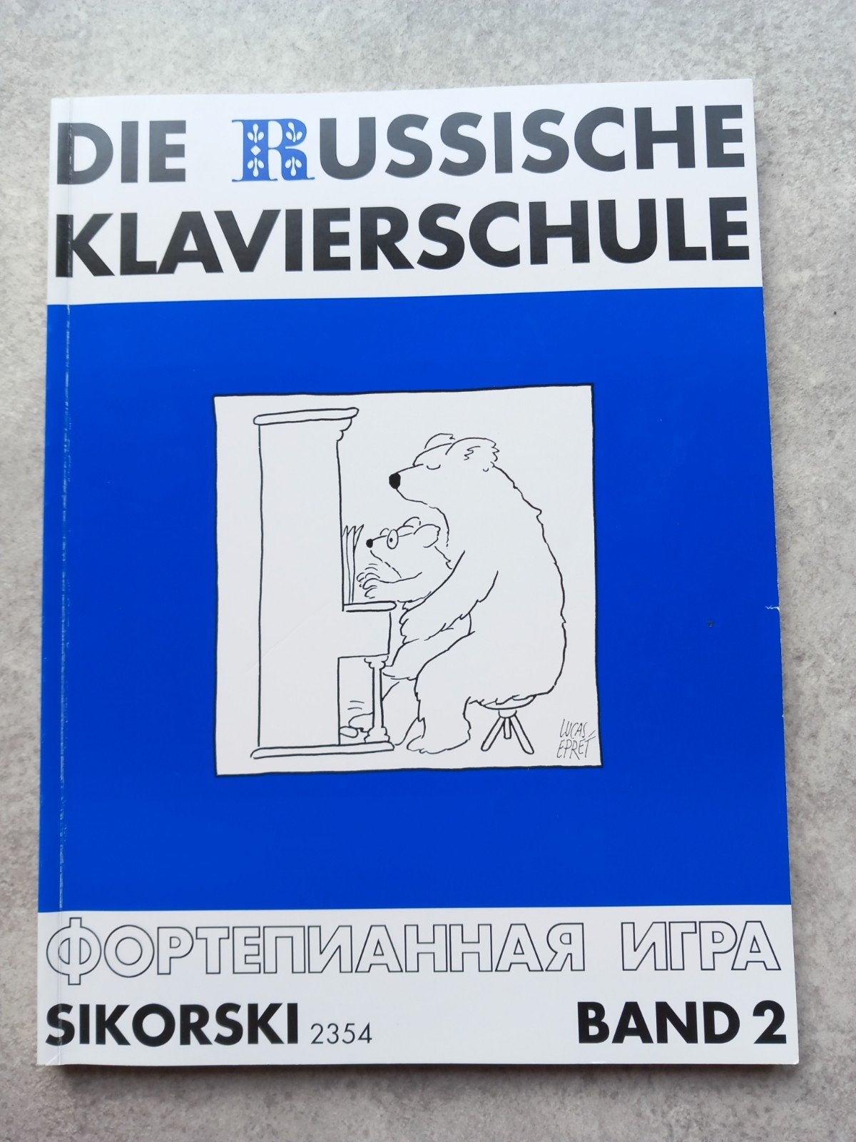 Die Russische klavierschule Band 2, Musique & Instruments, Partitions, Comme neuf, Classique, Piano, Leçon ou Cours