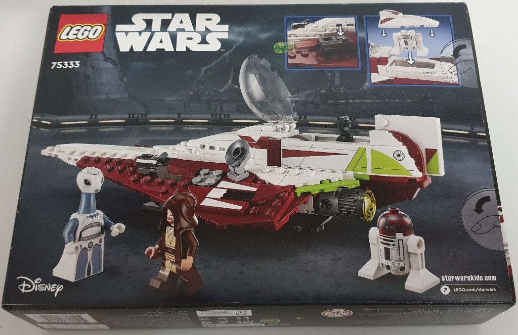 LEGO 75333 Obi-Wan Starfighter - NEUF ET SCELLÉ, Neuf, Lego, Ensemble complet, Pièces supplémentaires incluses