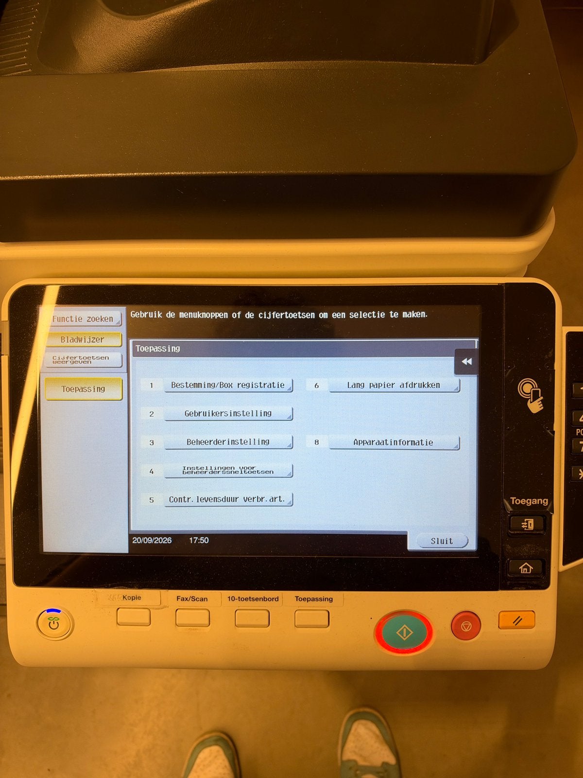 konica minolta bizhub c258 printer, Informatique & Logiciels, Enlèvement, Utilisé, Copier, All-in-one