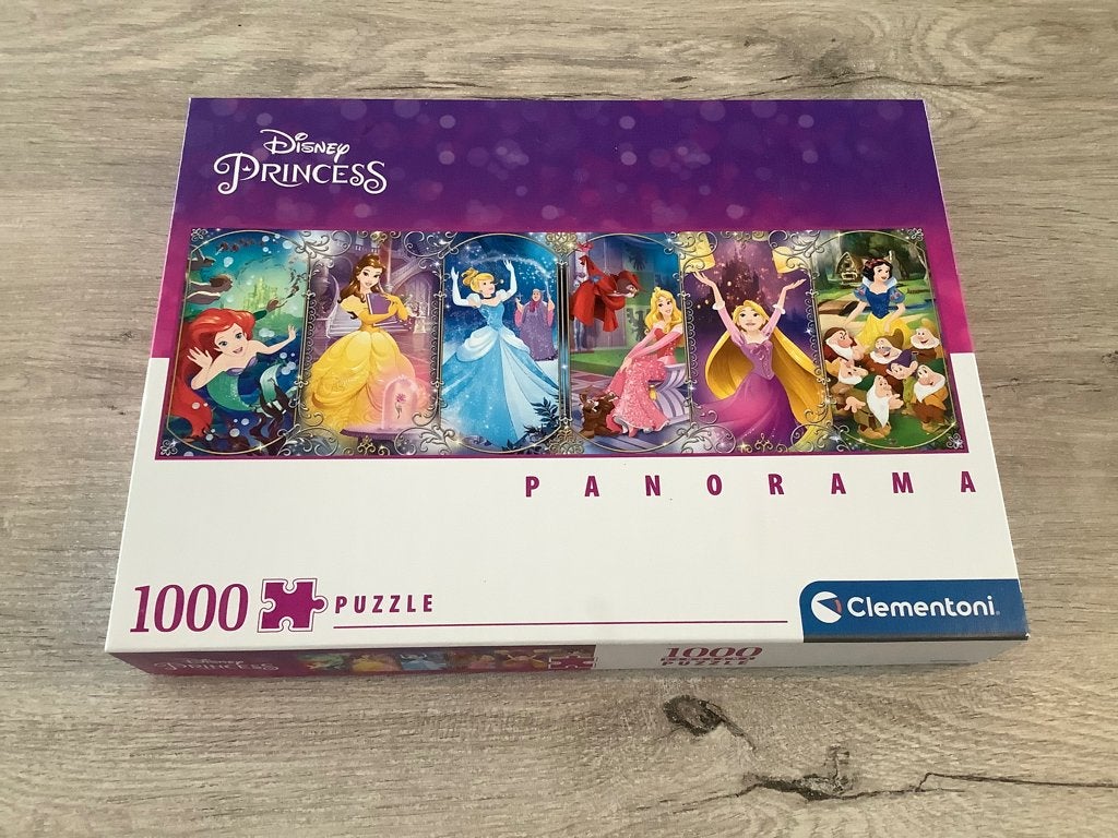 Disney princessen puzzle (1000 stuks), Ophalen of Verzenden, 500 t/m 1500 stukjes, Zo goed als nieuw, Legpuzzel