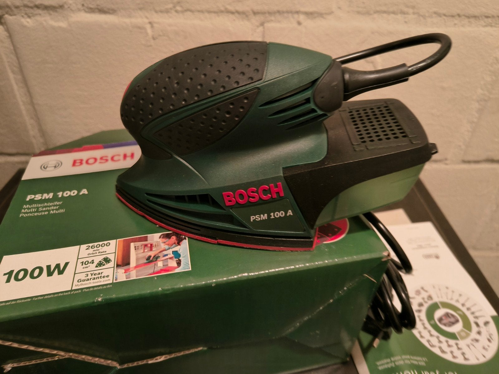 Schuurmachine Bosch, Ophalen, Zo goed als nieuw