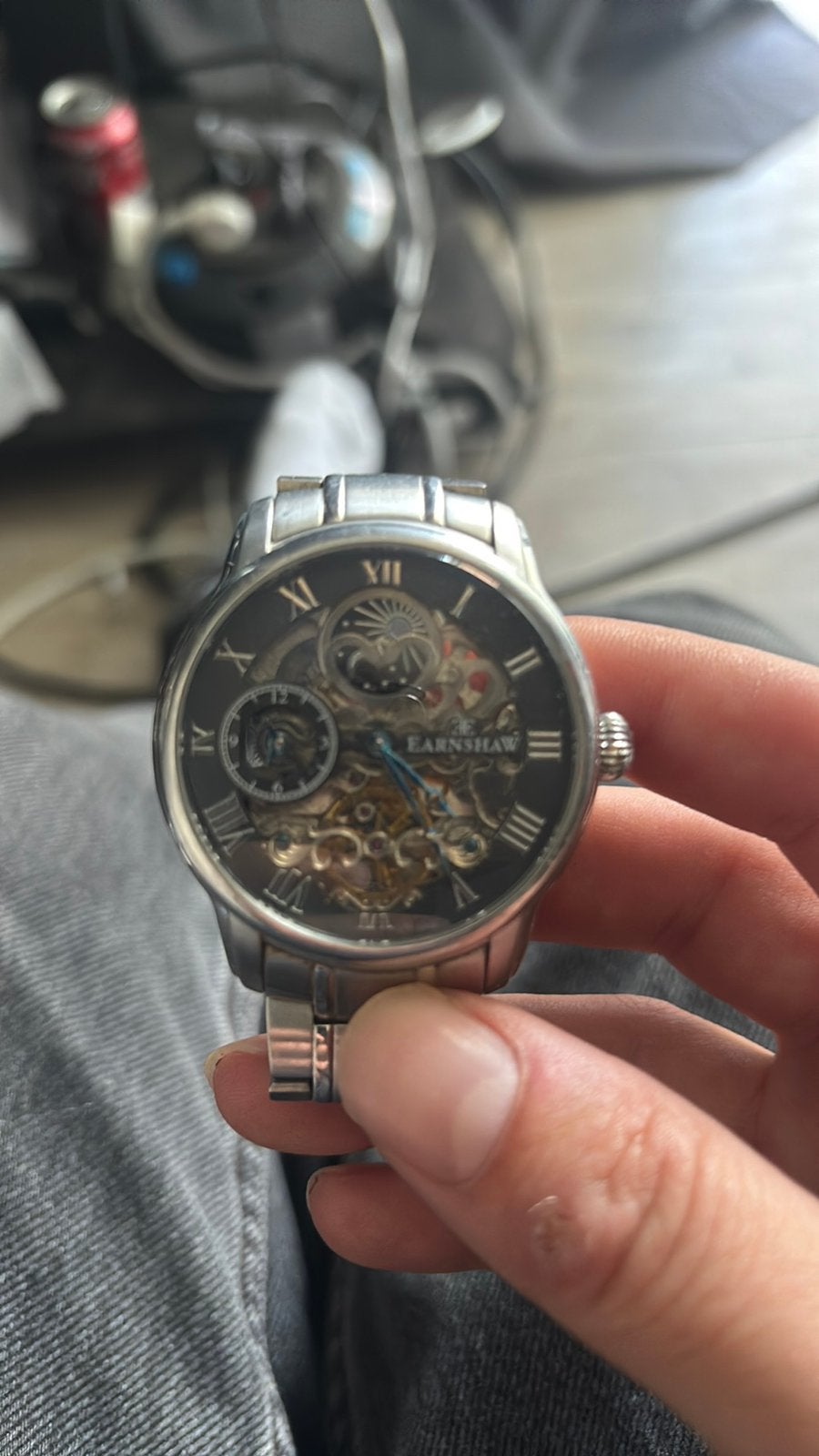 Earnshaw horloge op beweging, Handtassen en Accessoires, Ophalen, Zo goed als nieuw