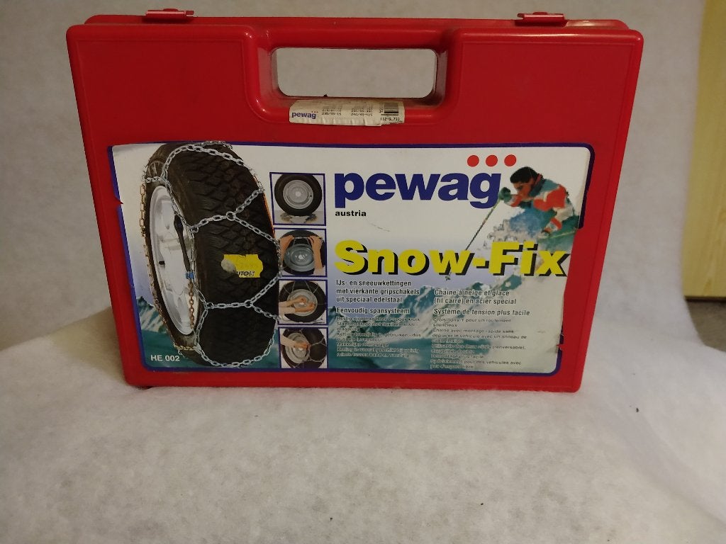 Chaînes à neige pour voitures, Pewag n'a été utilisée qu'une, Enlèvement, Comme neuf