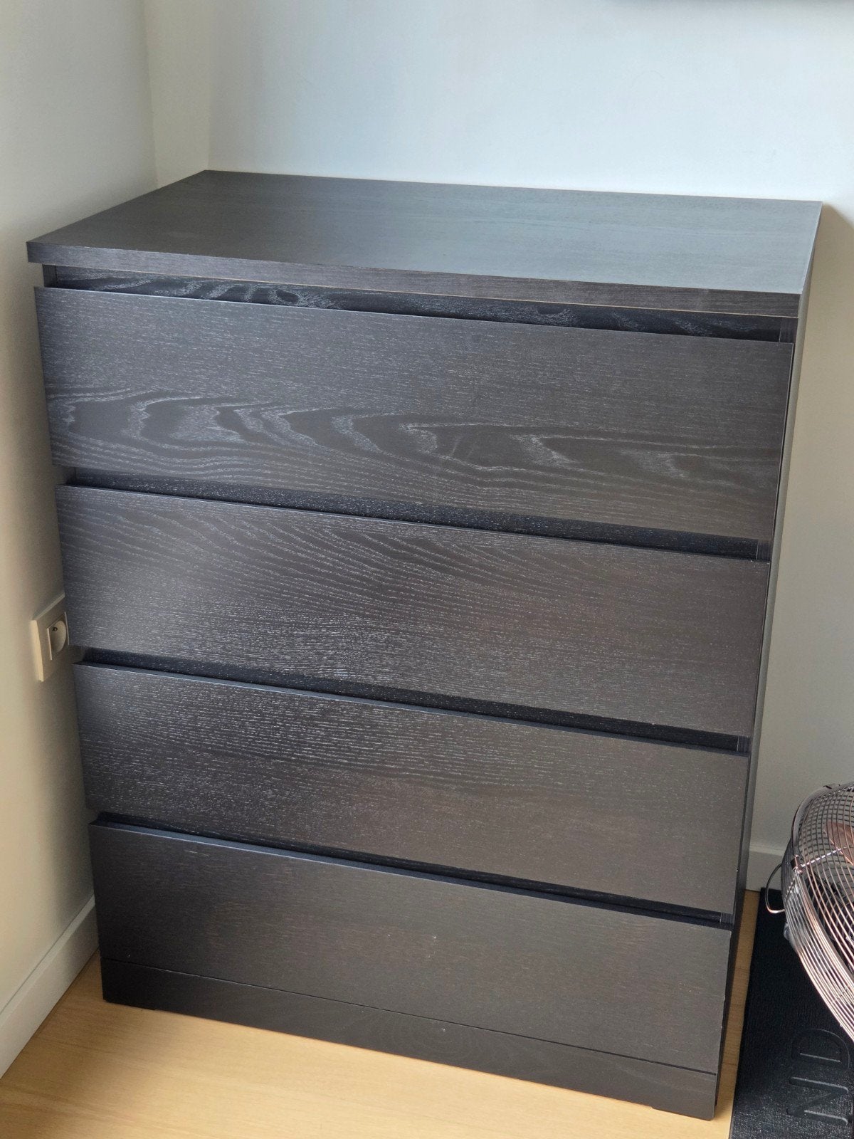 Ikea Malm ladekast, Huis en Inrichting, Kasten | Ladekasten, 3 of 4 laden, Ophalen, Zo goed als nieuw, Overige houtsoorten