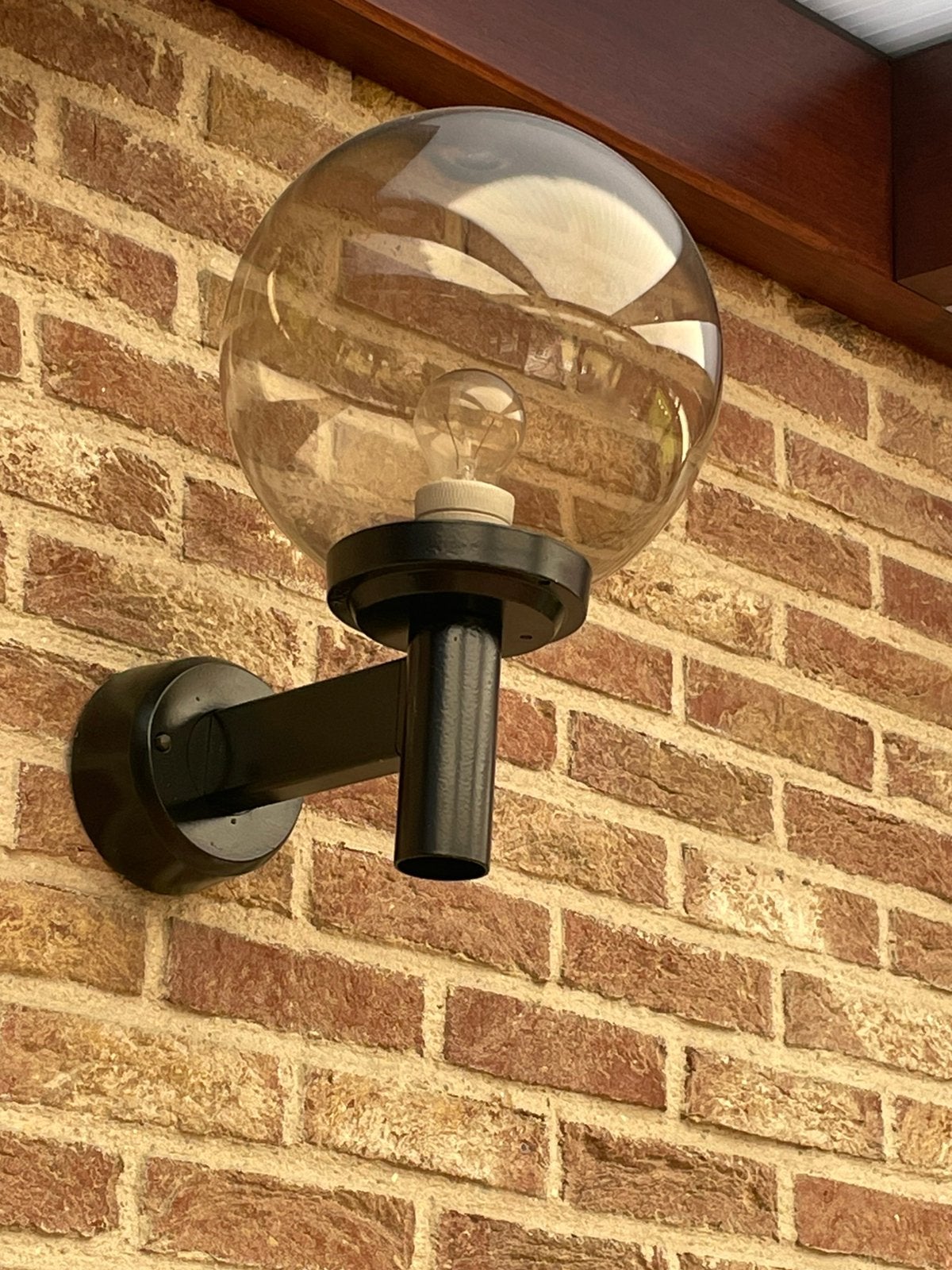 Buiten lamp, Tuin en Terras, Buitenverlichting, Ophalen, Kunststof, Gebruikt, Wandlamp