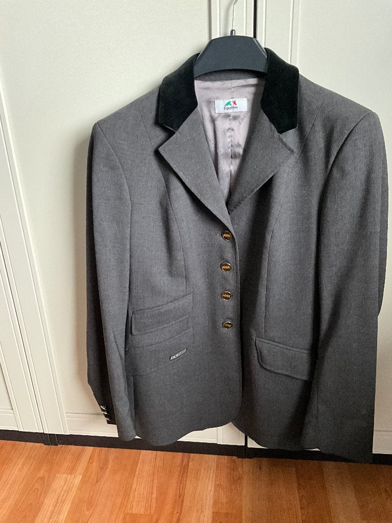 Wedstrijdvest heren, Dieren en Toebehoren, Paardrijkleding, Ophalen, Heren, Overige merken, Grijs