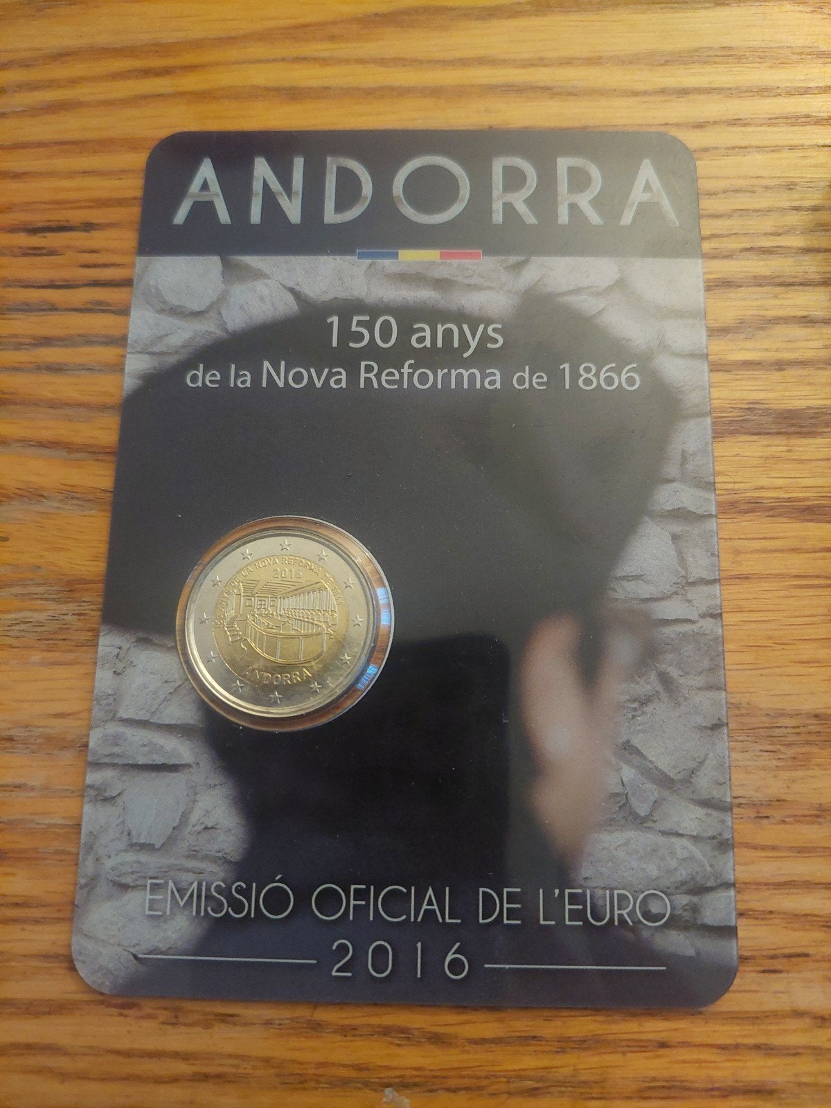150 anys  de la nova reformatie 1866, Ophalen, Spanje, 2 euro, Losse munt