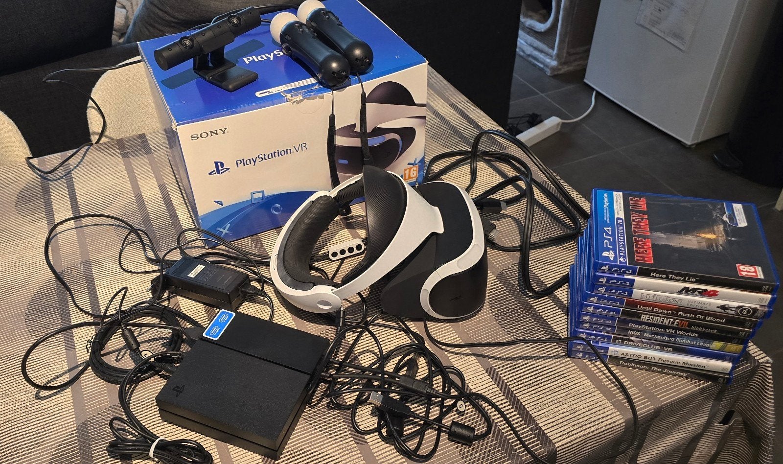 Complete psvr headset plus 10 games, Ophalen of Verzenden, VR-bril, Sony PlayStation