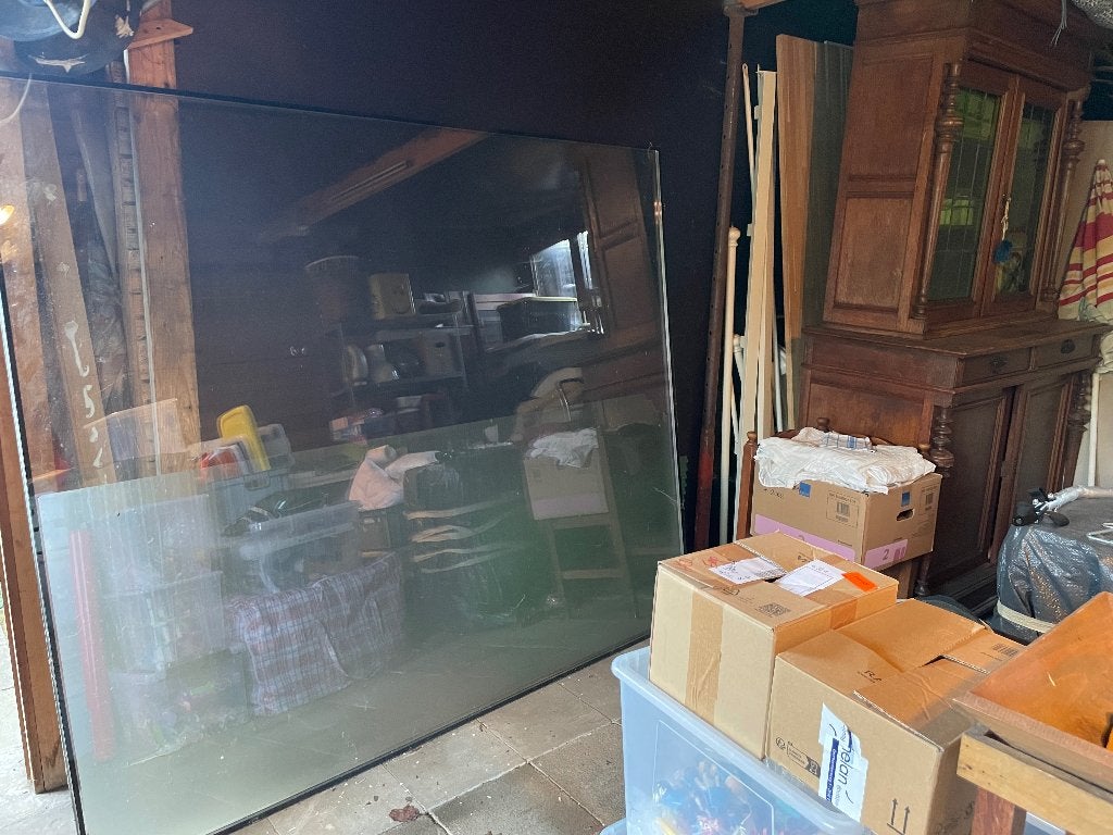 Dubbel glas, Ophalen, Gevelraam of Ruit, 120 tot 160 cm, Zo goed als nieuw