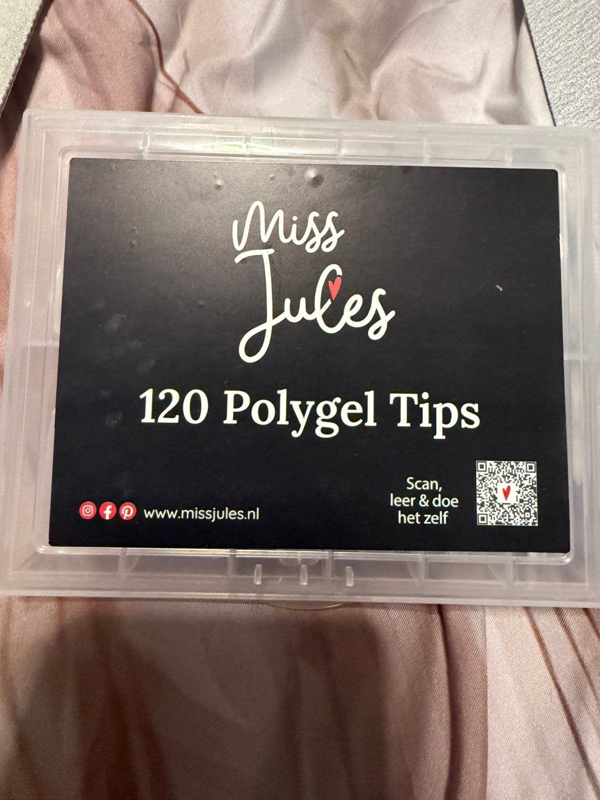 Zgan Miss Jules Polygel Complete Starter Kit + Grote UV Lamp, Envoi, Comme neuf