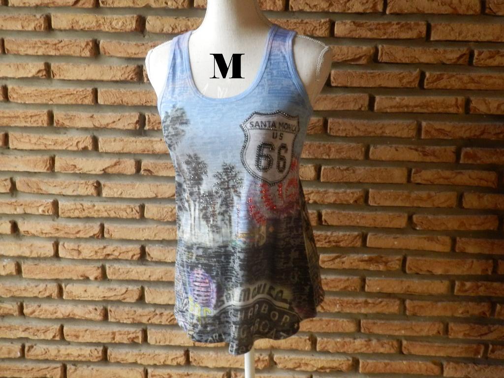 (44) - top femme t.M bleu noir - davina -, Maat 38/40 (M), Blauw, Davina, Ophalen of Verzenden