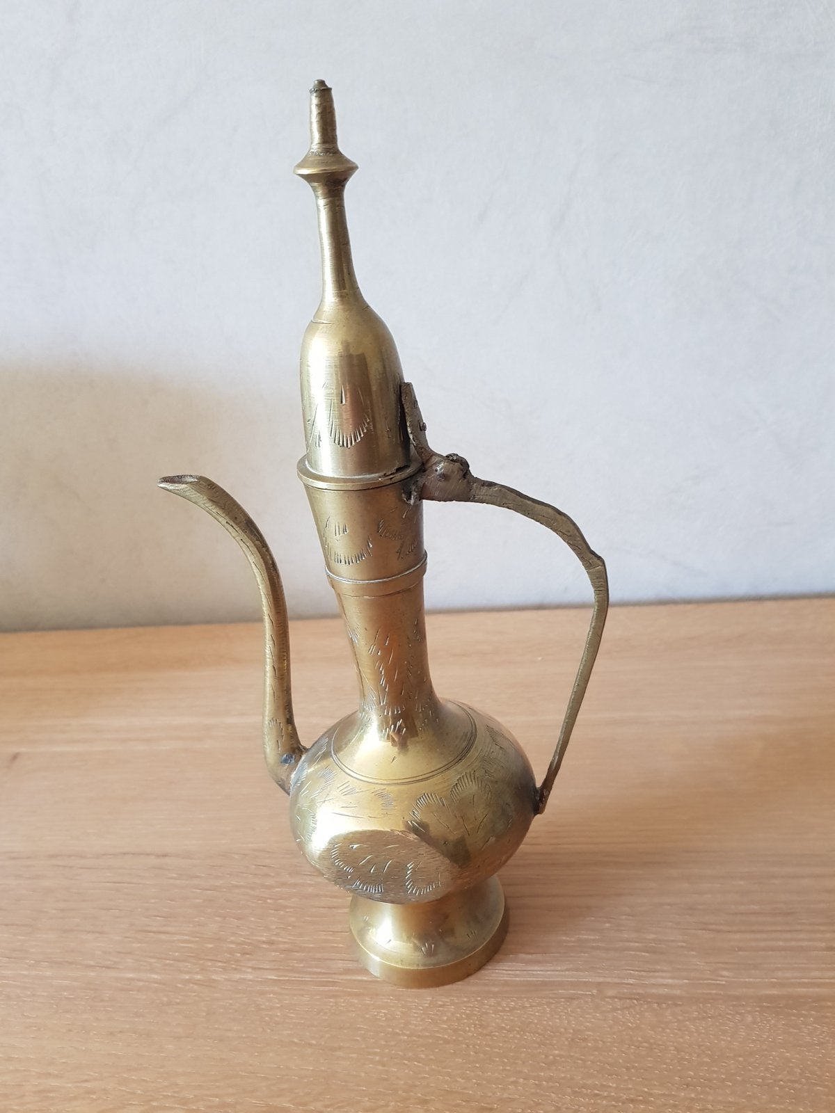 Koperen kruik, 25cm, weg wegens verhuis, Antiek en Kunst, Ophalen