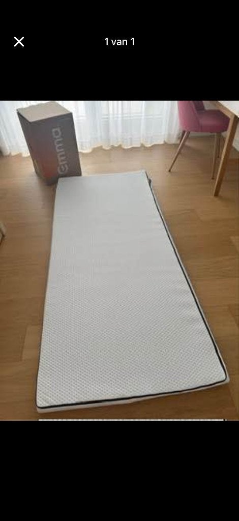 Matrastopper Emma Sleep, Huis en Inrichting, Ophalen, 90 cm, Eenpersoons, 210 cm