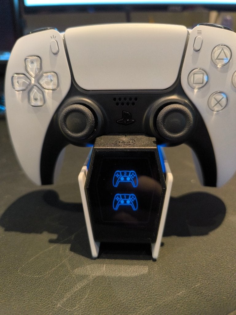 Playstation 5 controller + lader, Games en Spelcomputers, Spelcomputers | Sony Consoles | Accessoires, Ophalen of Verzenden, Zo goed als nieuw