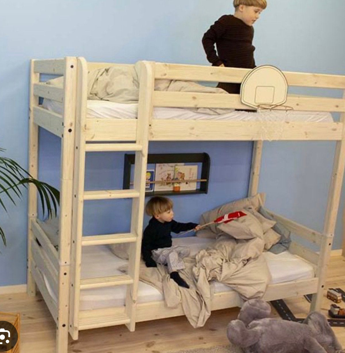 2 FLEXA bed + extra bed, Ophalen, 90 cm, Eenpersoons, 160 tot 180 cm