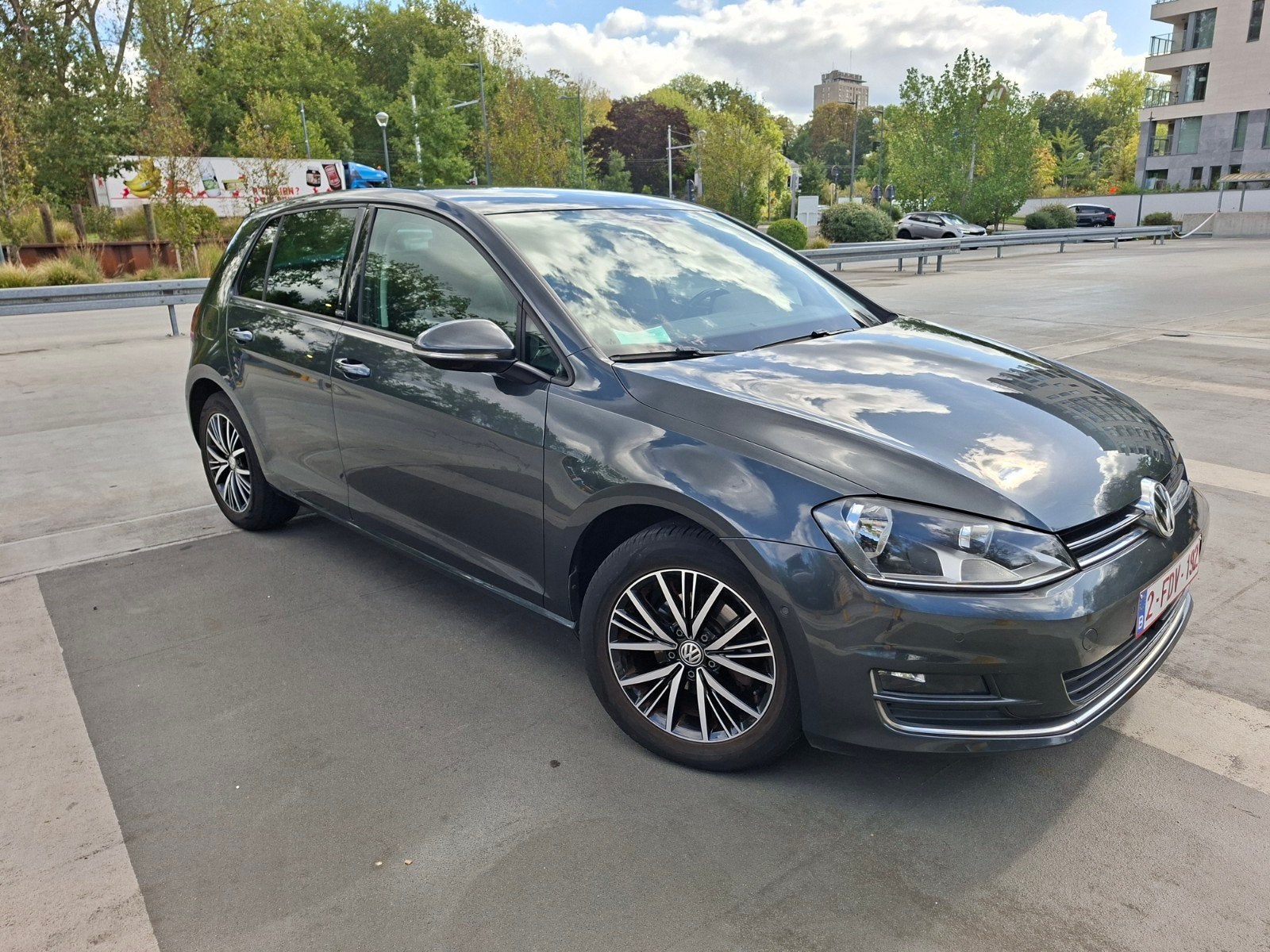 Golf 7 1.2 TSI Allstar, Autos, Argent ou Gris, 5 portes, Volant multifonction, Tissu