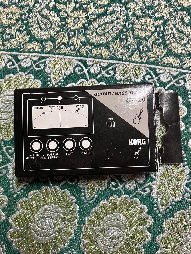 Korg GA-20 gitaar en bass tuner, Ophalen of Verzenden, Zo goed als nieuw