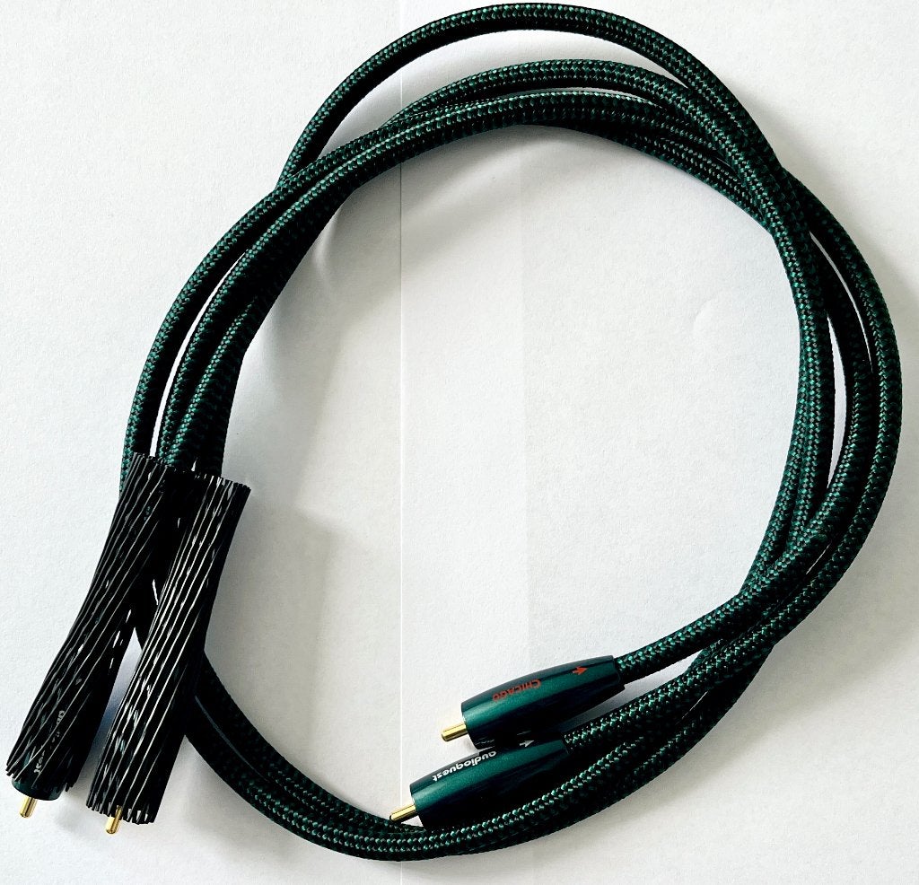 AudioQuest Chicago RCA Interlink 1M. IZGST, Ophalen of Verzenden, Zo goed als nieuw, Minder dan 2 meter, Interlink-kabel