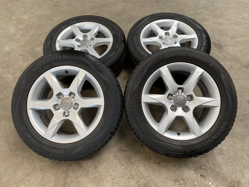 16 inch originele velgen + winterbanden Audi A4 / A6 / Q2  4, Auto-onderdelen, Gebruikt, -, Banden en Velgen, -