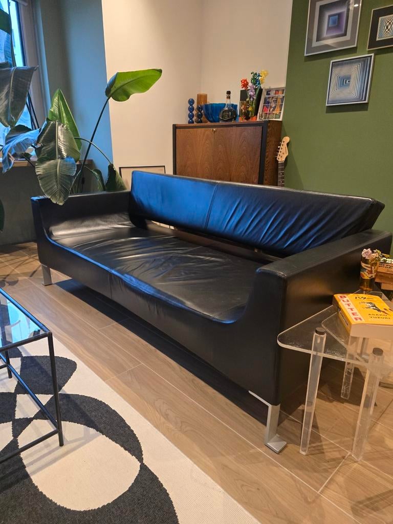 Vintage zetel, 150 tot 200 cm, Tweepersoons, Ophalen of Verzenden, Zo goed als nieuw