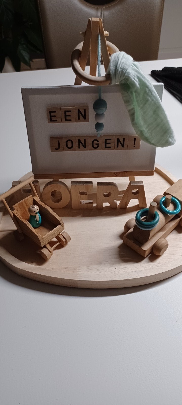 ornament  geboorte jongen, Ophalen