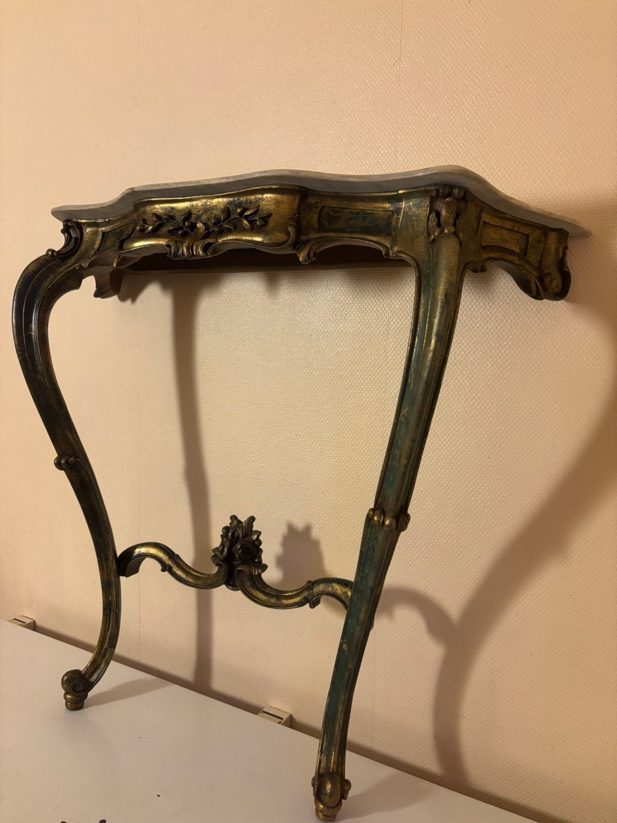 Console met marmeren blad, Ophalen