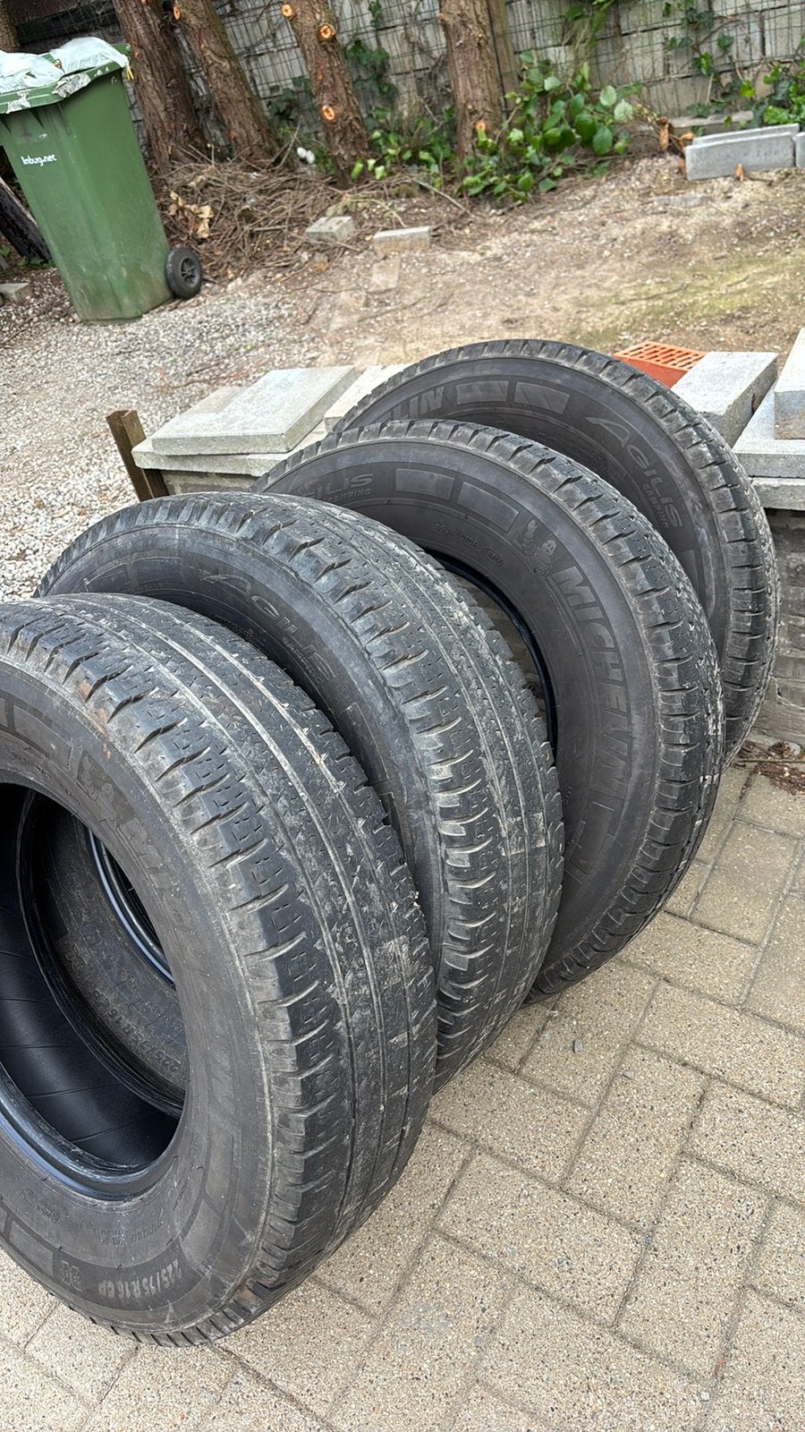 4 banden michelin, Auto-onderdelen, Ophalen, 16 inch, All Season, 225 mm