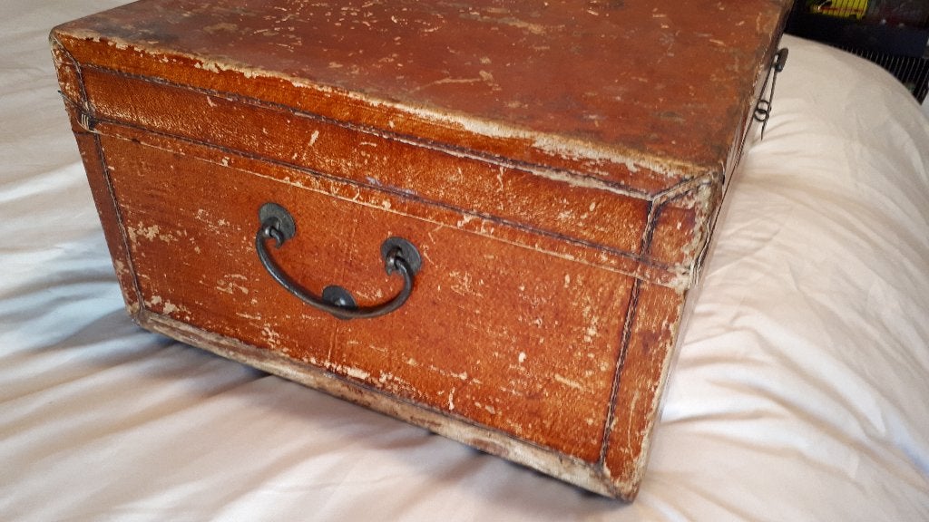 antieke chinese kist / opbergkoffer, Huis en Inrichting, Ophalen, Gebruikt, 50 tot 100 cm, 5 – 50