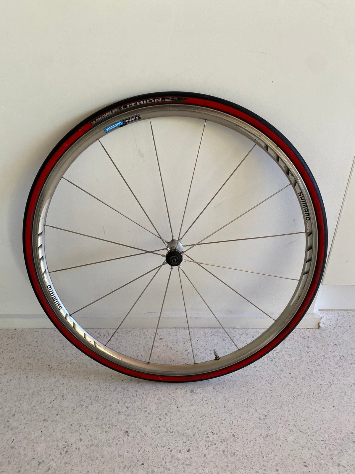 Roue avant de vélo de route Shimano, Enlèvement, Utilisé, Aluminium, Racefiets