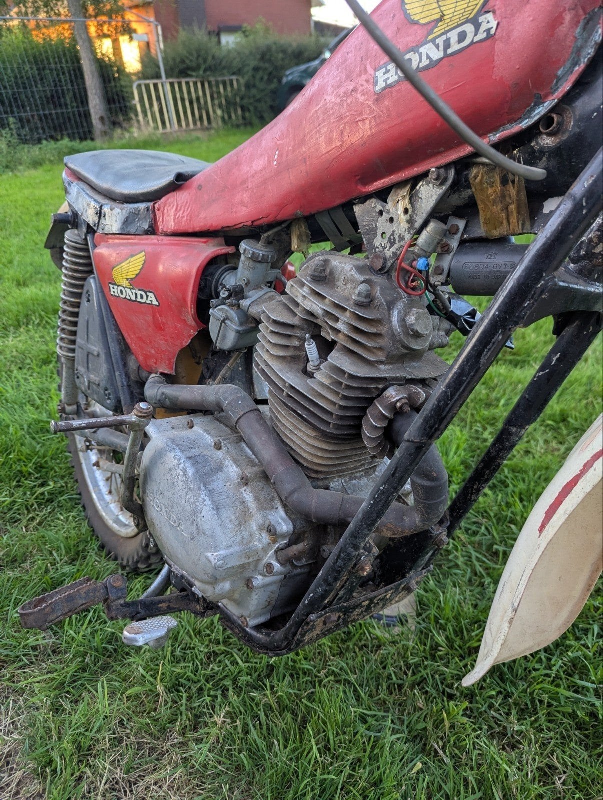 honda SL125 voor onderdelen of opmaak, Enlèvement