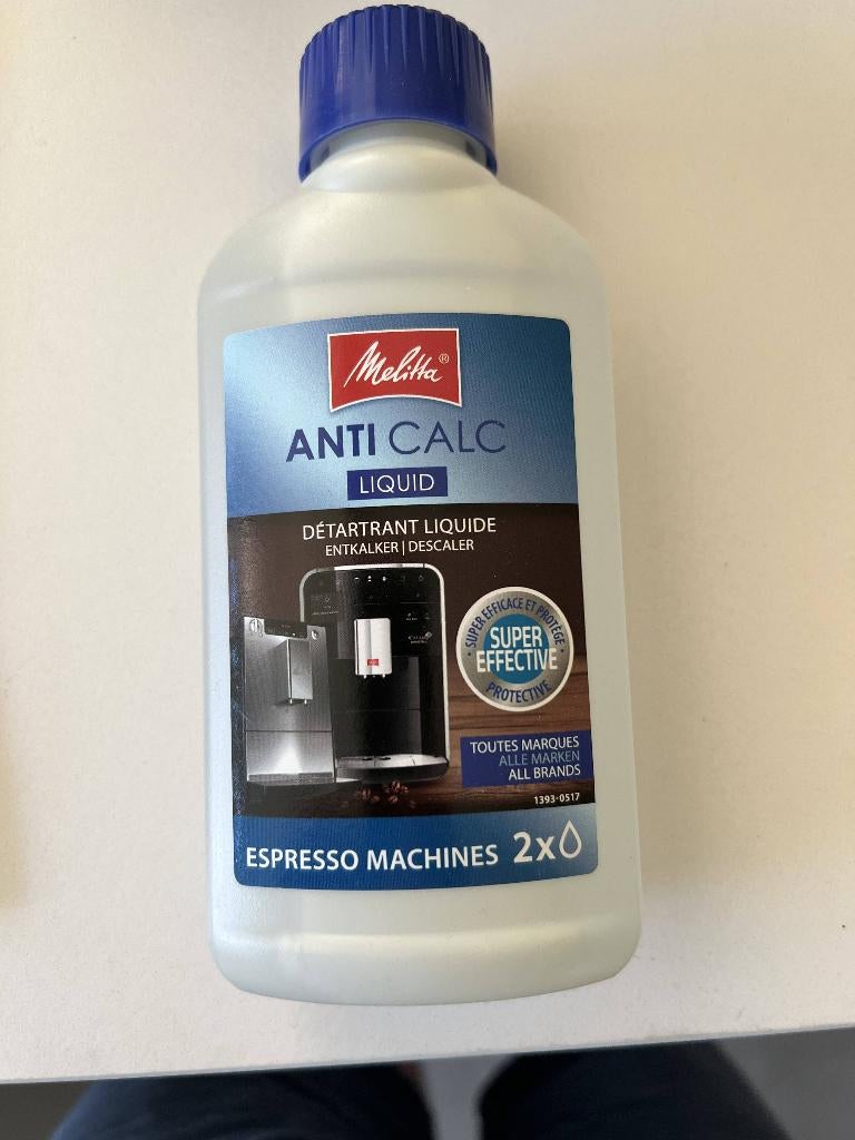 melitta anti calc liquid espresso machine x 2, Elektronische apparatuur, Ophalen of Verzenden, Nieuw, Espresso apparaat