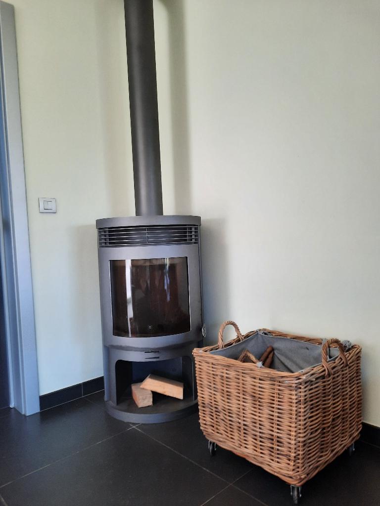 Houtkachel Barbas (Torino antraciet), Ophalen, Gebruikt, Houtkachel, Vrijstaand