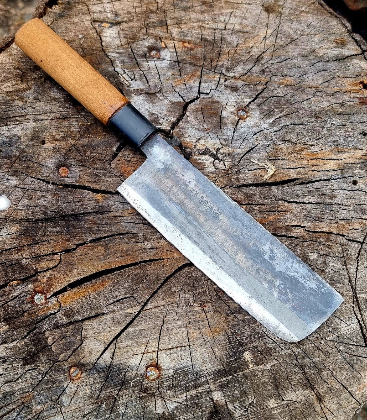 vintage japans nakiri koksmes, Ophalen of Verzenden