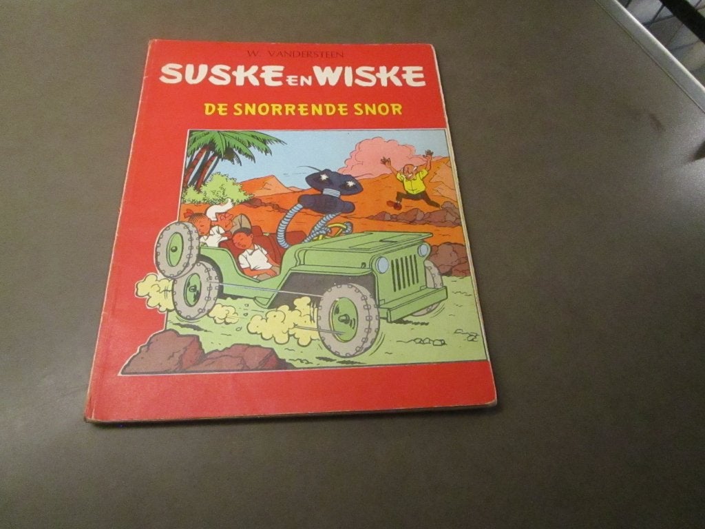 Suske en Wiske - De snorrende snor - 1966, Willy vandersteen, Enlèvement ou Envoi, Une BD, Utilisé