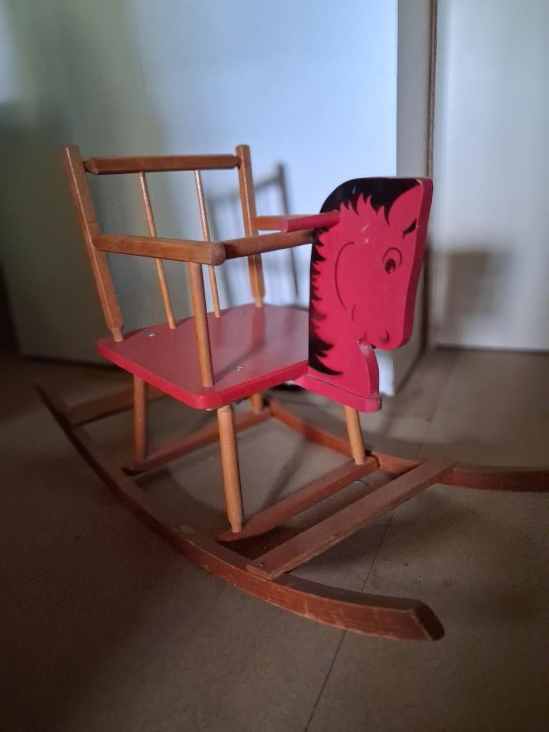 schommelpaard vintage, Ophalen, Zo goed als nieuw