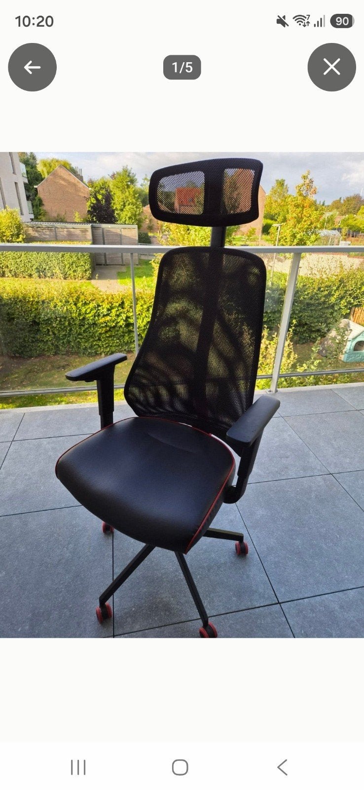fauteuil Ikea, Huis en Inrichting, Ophalen, Gebruikt, Leer
